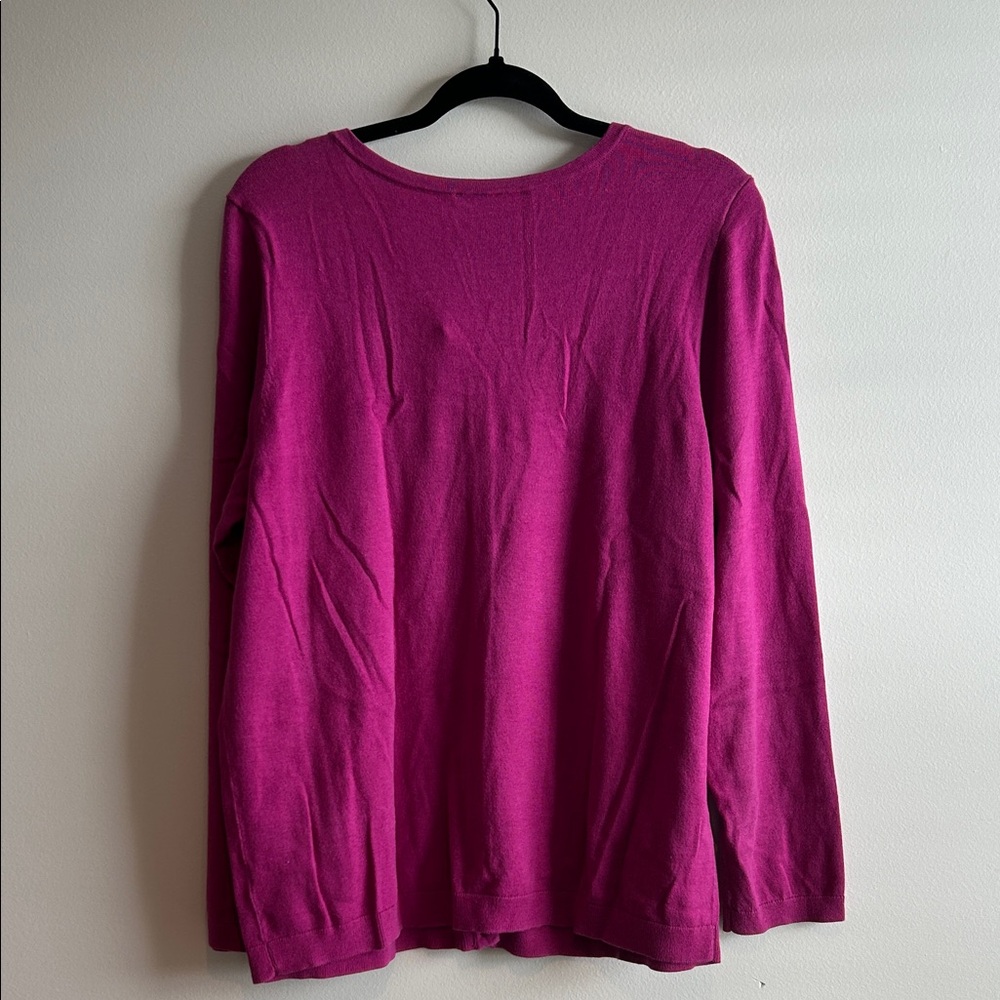 Talbots Pink Cardigan Sweater - Picture 4 of 5